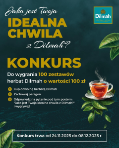 Konkurs "Dilmah - wygraj zestaw herbat"