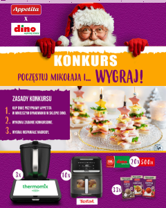 Konkurs "Poczęstuj Mikołaja i… wygraj" Appetita, Dino! do godz. 18:00