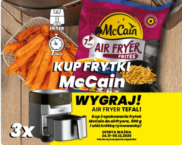 'Wygraj Air fryer z Mccain! Twój Market