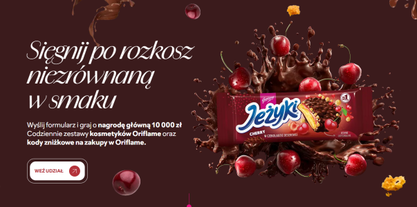 Konkurs Jeżyki "Sięgnij po rozkosz niezrównaną w smaku" Biedronka, etapy dzienne