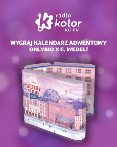 Wygraj kalendarz adwentowy ONLYBIO X E.WEDEL
