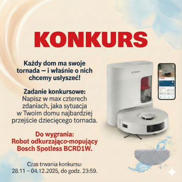 Konkurs "Domowe tornado: Twoja historia"