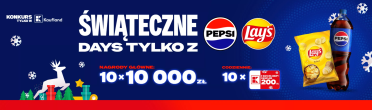 Konkurs "Celebruj świąteczne dni z Pepsi i Lay’s" Kaufland, etapy dzienne