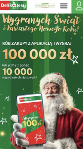 Loteria "Wygranych Świąt" Delikatesy Centrum