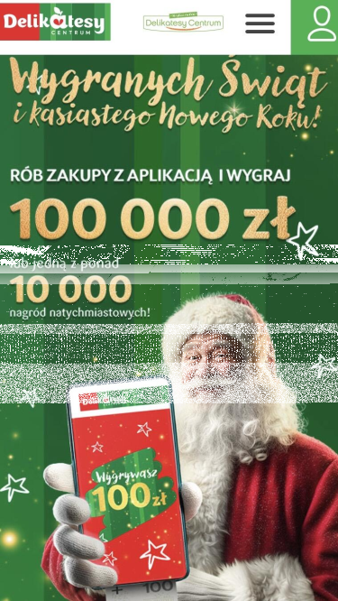 Loteria "Wygranych Świąt" Delikatesy Centrum