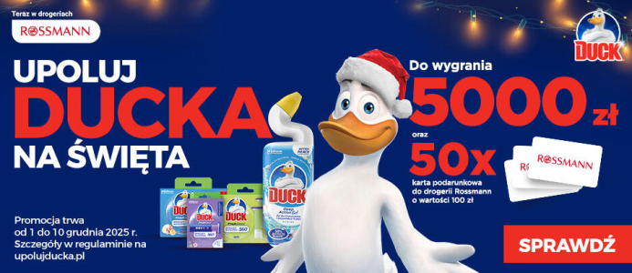 Konkurs "Upoluj Ducka na Święta" Rossmann