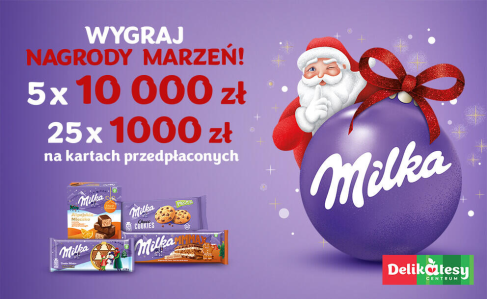 Konkurs "Marzenie z Milka" Delikatesy Centrum