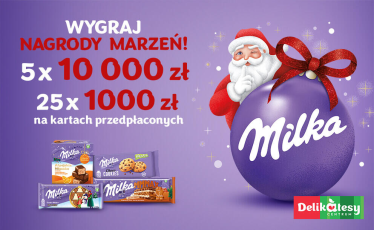 Konkurs "Marzenie z Milka" Delikatesy Centrum