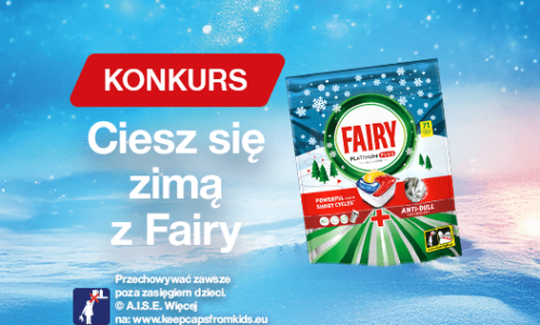 Konkurs "Ciesz sie zimą z Fairy" Kaufland