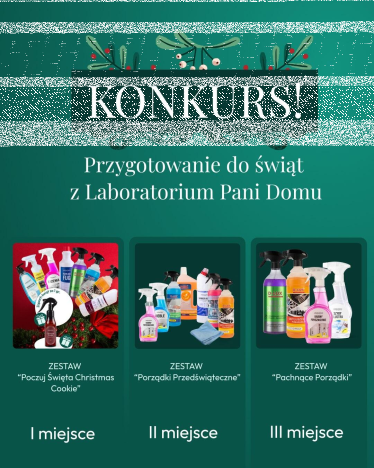 Konkurs "Przygotowanie do świąt z Laboratorium Pani Domu" do godz. 23