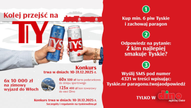 Konkurs "Kolej przejść na TY w Dino" 18+