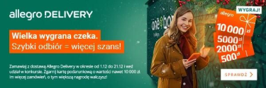 Konkurs “Świąteczne dostawy i wielkie wygrane z Allegro Delivery”