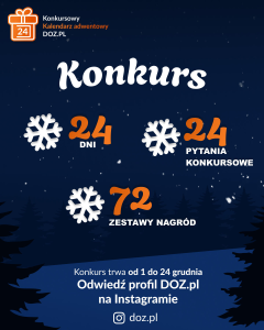 Konkursowy "Kalendarz Adwentowy DOZ.pl 2025"