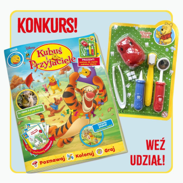 Wygraj magazyn "Kubuś i Przyjaciele" z prezentem!