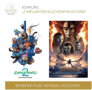 Konkurs z implantem słuchowym do kina