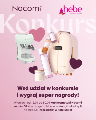 Konkurs "Noworoczny Czas z Nacomi" hebe