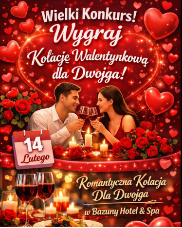 Wygraj kolację walentynkową dla dwojga