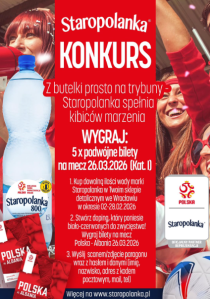 Wrocław: Konkurs "Z butelki prosto na trybuny – Staropolanka spełnia Kibiców marzenia"