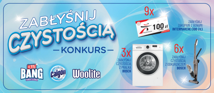 Konkurs "Zabłyśnij czystością" Intermache