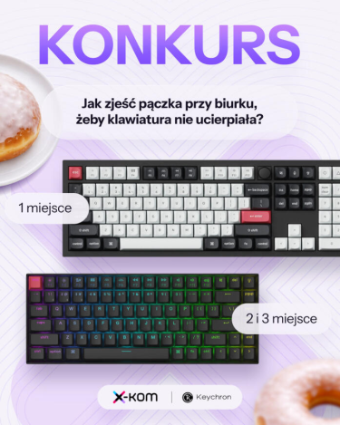 Konkurs "Jak zjeść pączka przy biurku, żeby klawiatura nie ucierpiała?"