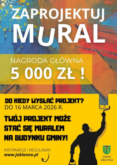 Konkurs artystyczny na projekt muralu - Gmina Jabłonna, Powiat Legionowski
