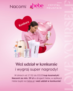 Konkurs "Nacomi - Weź udział i wygraj wspaniałe nagrody" Hebe