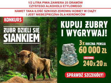 Konkurs "Żubr dzieli się siankiem" 18+