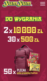 Konkurs Yum Yum "Orientuj się, co tajskie" Żabka