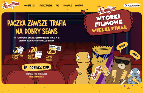 Konkurs "Familijne Wtorki Filmowe: Wielki Finał"