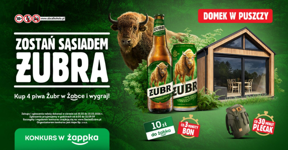 Wygraj domek i zostań sąsiadem Żubra! 18+