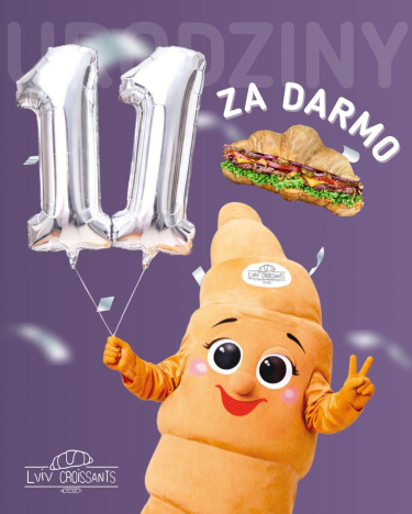 Konkurs "11 Urodziny Lviv Croissants"