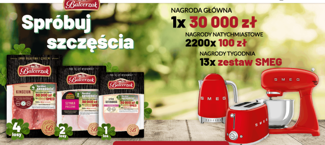 Loteria Balcerzak "Spróbuj szczęścia" etapy tygodniowe