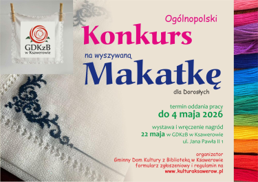 Ogólnopolski Konkurs Na Wyszywaną Makatkę