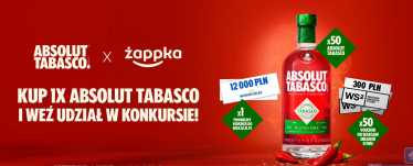 Konkurs "ABSOLUT TABASCO" Żabka 18+