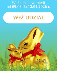 Konkurs "Złoty czas razem z Lindt GOLD BUNNY"