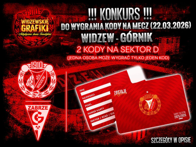 Wygraj kody na mecz z Górnikiem Zabrze