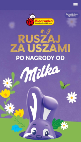 Konkurs "Milka - ruszaj za uszami" Biedronka