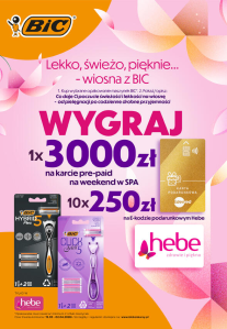 Konkurs "Lekko, świeżo, pięknie – wiosna z BIC" HEBE