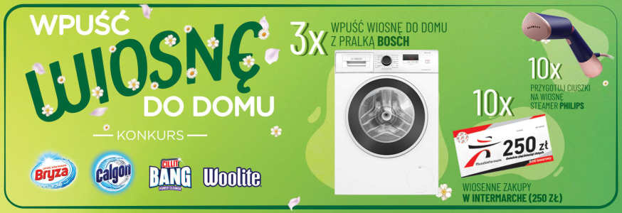 Konkurs "Wpuść wiosnę do domu" Intermarche