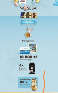 Loteria "WOSEBA – wielkanocna PRZYJEMNOŚĆ!" Intermarche