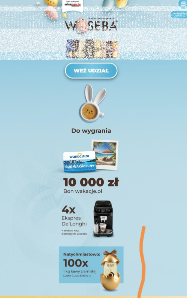 Loteria "WOSEBA – wielkanocna PRZYJEMNOŚĆ!" Intermarche