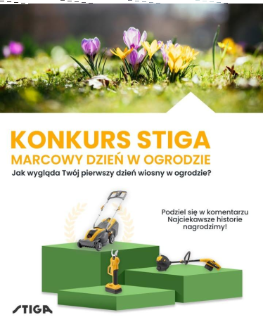 Konkurs "Marcowy dzień w ogrodzie"