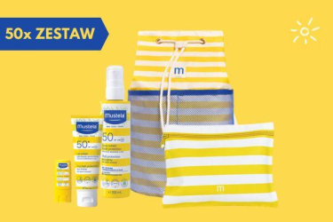 Konkurs "Sezon na słońce? Czas start! Przetestuj linię kosmetyków SUN od Mustela"