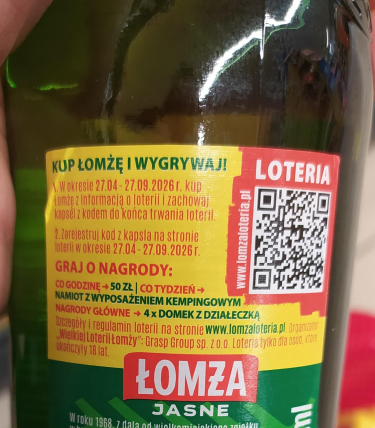 Wielka loteria Łomży 2026! 18+