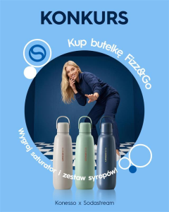 Wygraj saturator i zestaw syropów od Sodastream!