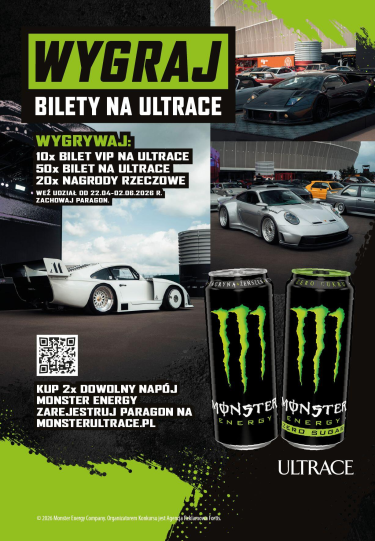 Konkurs "Monster Energy Ultrace stacje BP" 18+