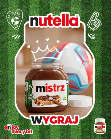 Konkurs "Nutella® Zacznij dzień jak mistrz - wybrane sklepy"