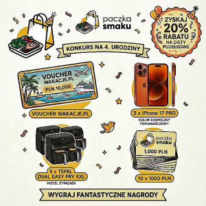 Konkurs "4 urodziny Paczki Smaku"