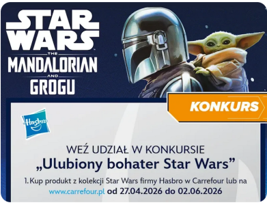 Konkurs "Ulubiony bohater Star Wars" Carrefour
