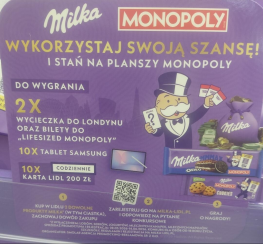 Konkurs "Milka Monopoly w Lidl"